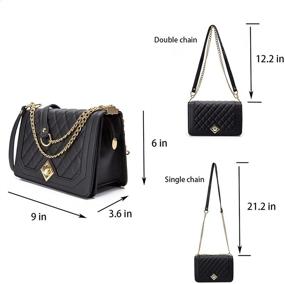 img 2 attached to Stylish Crossbody Shoulder Lightweight Designer Handbags for Women: Chic Handbags & Wallets Collection