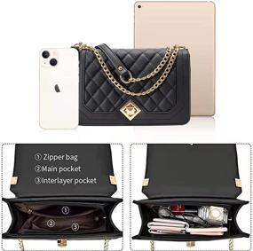 img 3 attached to Stylish Crossbody Shoulder Lightweight Designer Handbags for Women: Chic Handbags & Wallets Collection