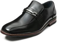 👞 dress to impress: zriang square men's leather loafers - stylish slip-on shoes for any occasion logo