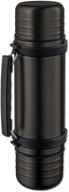 🧊 isosteel va-9562dqat 1.0l vacuum flask with quickstop system, double-walled, single hand pouring, 2 insulating cups - titanium gray логотип