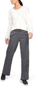 img 1 attached to 👖 Comfort and Style Combined: Explore Under Armour Women's Armour Fleece Open Pants