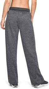 img 2 attached to 👖 Comfort and Style Combined: Explore Under Armour Women's Armour Fleece Open Pants