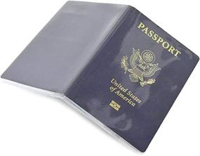 img 3 attached to 🔍 SEO-optimized Transparent Passport Holder Organizer Shield