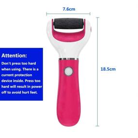 img 2 attached to Scrubber Electric Rechargeable Pedicure Electronic