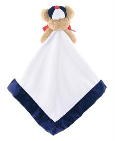 img 3 attached to Bearington Baby Lil' Slugger Snuggler, Baseball Plush Teddy Bear Security Blanket, Lovey 15-inch