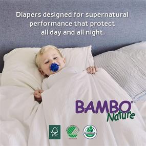img 2 attached to 👶 Пелёнки для младенцев классического размера Bambo Nature Eco Friendly, размер 3 (11-20 фунтов), 33 шт. - Идеально подходят для чувствительной кожи!