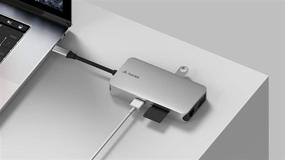 img 2 attached to 💻 DecaHUB: USB-C 10-in-1 with HDMI, VGA, Gigabit Ethernet, 3X USB 3.0, SD, TF, AUX, Power Delivery (up to 87W)