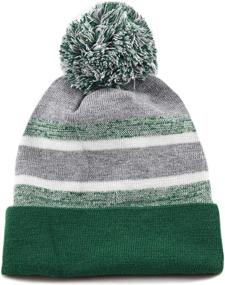 img 3 attached to 🎩 Cuffed Beanie Stripe Boys' Hat - Hat Depot Accessories in Hats & Caps