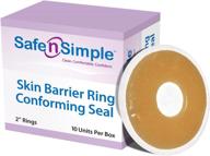 pack of 10 safe n' simple 2-inch conforming adhesive seals логотип