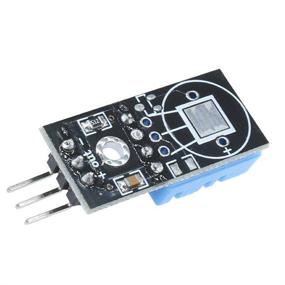 img 1 attached to 🌡️ HiLetgo 5pcs DHT11 Digital Temperature Humidity Sensor Module, 3.3V-5V, 20%-95% Humidity Measure Range, 0-50℃ Temperature Measure Range, with Dupont Wires