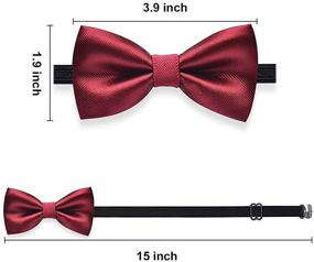 img 3 attached to Fter Adjustable Holiday Toddler Bowties