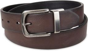 img 3 attached to 👔 Versatile Dockers Reversible Swivel Buckle Black Brown Men's Belt Accessory: A Must-Have Addition!