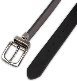 img 1 attached to 👔 Versatile Dockers Reversible Swivel Buckle Black Brown Men's Belt Accessory: A Must-Have Addition!