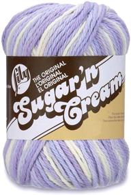 img 4 attached to 🧶 Lily Sugar &#39;N Cream The Original Ombre Yarn, 2oz, Medium Weight (Gauge 4), 100% Cotton, Spring Swirl - Machine Wash &amp; Dry