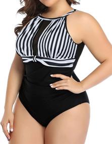 img 2 attached to 👙 Aqua Eve Bathing Swimsuit Swimwear Women's Clothing Swimsuits & Covers Ups