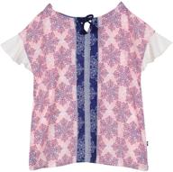 nautica little sleeve fashion stripes girls' tops, tees & blouses: stylish, trendy and comfortable logo