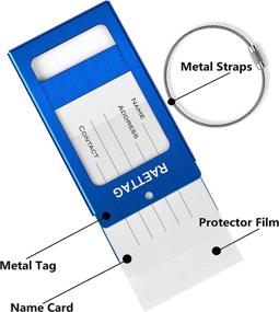 img 2 attached to Luggage LLFSD Suitcase Travel Identifier Travel Accessories in Luggage Tags & Handle Wraps