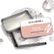 annatato clear eyebrow styling kit - long lasting waterproof gel for brow lamination with soap brows, freeze pomade, and clear solid wax (pack of 1) logo