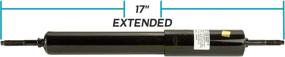 img 1 attached to 🚗 Shock Absorber for EZGO Gas and Electric Golf Carts - 13 Inch Closed and 17 Inch Open