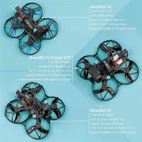 img 3 attached to 🚁 BETAFPV Beta85X V2 Pusher Whoop Drone Frsky FCC with F4 AIO 12A FC 5000KV 1105 Motor M02 VTX for Insta360 Go Naked GoPro Hero6/7 Cinewhoop FPV Freestyle Racing - Ultimate Cinewhoop Racing Drone Perfect for Insta360 Go and GoPro Hero!"