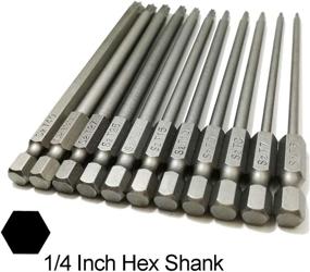 img 2 attached to 🔩 YDLQWCZ Long Torx Security Head Screwdriver Drill Set - 11pcs Torx Head 100mm