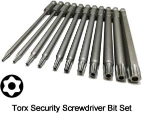 img 3 attached to 🔩 YDLQWCZ Long Torx Security Head Screwdriver Drill Set - 11pcs Torx Head 100mm