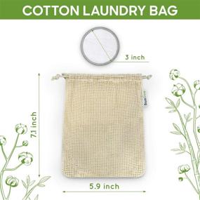 img 3 attached to 🌿 Bambaw Bamboo Cotton Pads with Laundry and Storage Bags - Pack of 22 Rounds