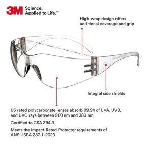 img 2 attached to 👓 3M Anti Fog Protective Eyewear 11329 00000 20: Reliable Eye Protection at its Best