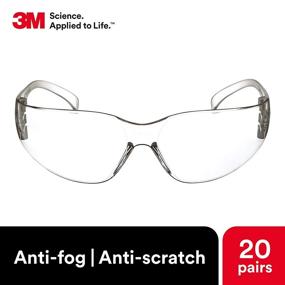 img 1 attached to 👓 3M Anti Fog Protective Eyewear 11329 00000 20: Reliable Eye Protection at its Best