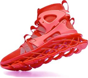 img 2 attached to Hello MrLin Comfortable Sneakers Athletic Sports & Fitness for Running