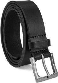 img 4 attached to Timberland Mens 35Mm Leather Brown Men's Accessories for Belts