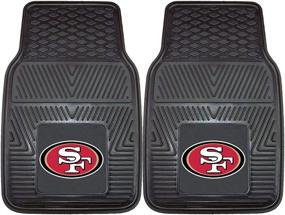 img 4 attached to 🏈 FANMATS 8902 NFL Сан-Франциско 49ers Тяжелый автомобильный коврик - Прочный винил, 18"x27