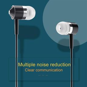 img 2 attached to 🎧 10 Pack Mixed Color Earbud Headphones, Wired Earphones for iPhone, Smartphone, Computer, Laptop, MP3, School Classroom - Bulk Purchase