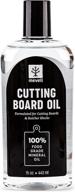 premium canadian-made food grade mineral oil: ideal for cutting boards and butcher blocks (15 oz, usp food grade) logo