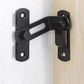 img 4 attached to 🔒 Securely Lock your Sliding 90 Degree Right Angle Door with our Sliding Barn Door Latch