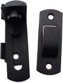 img 1 attached to 🔒 Securely Lock your Sliding 90 Degree Right Angle Door with our Sliding Barn Door Latch