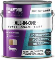 revive your furniture with beyond paint all-in-one refinishing paint in soft gray - no stripping, sanding, or priming required! (gallon size: bp23) логотип