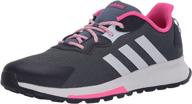 adidas womens quesa sneaker purple logo