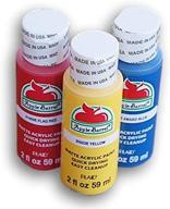 primary colors matte acrylic paint logo