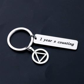 img 2 attached to 🎉 Sobriety Anniversary Keychain: Celebrate 1/3/5 Years of Recovery with HOLLP Sobriety Gift