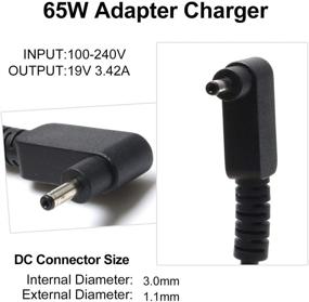 img 3 attached to 🔌 Acer Aspire 5 A515-54 65W Laptop Charger - Compatible with A515-44, A515-55, A115-31, A13-045N2A, C740, R5-571T, C738T, R7-371T, SF314-52, SP513-52N, SP111-33, SF314-51 - PA-1650-80 N15Q8 CB3-131 - AC Adapter Power Cord