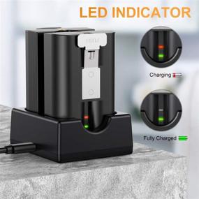 img 1 attached to 🔋 NANW Battery Charger Station: Dual Port Charging for Ring Video Doorbell 2, Spotlight Cam Battery, Peephole Cam & Stick Up Cam (Batteries not included)