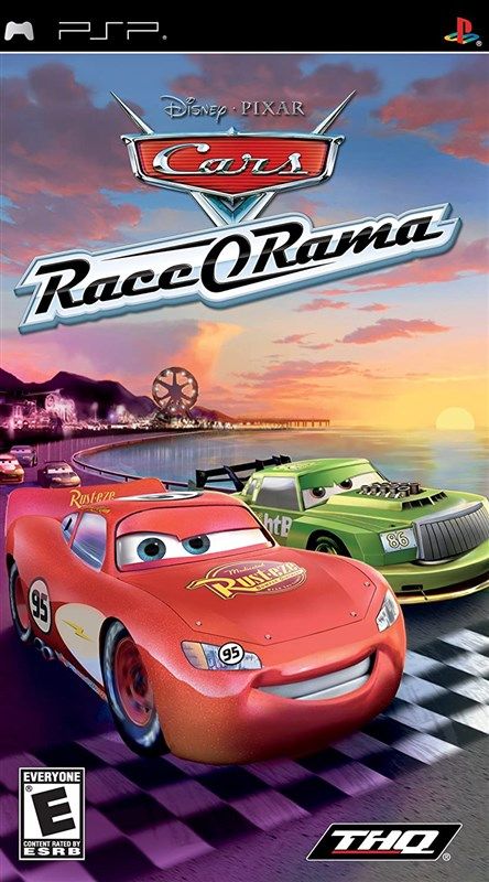 disneys cars race rama sony psp 로고