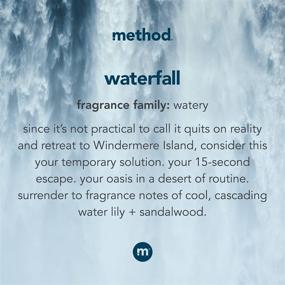 img 2 attached to 🌿 Plant-Based Glass Cleaner Spray, Ammonia-Free Formula | Method Mirror & Window Cleaner - Ideal for Indoor & Outdoor Glass Surfaces | Refreshing Waterfall Scent | 8-Pack, 828 ml Spray Bottles | Packaging May Vary