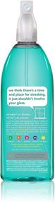 img 3 attached to 🌿 Plant-Based Glass Cleaner Spray, Ammonia-Free Formula | Method Mirror & Window Cleaner - Ideal for Indoor & Outdoor Glass Surfaces | Refreshing Waterfall Scent | 8-Pack, 828 ml Spray Bottles | Packaging May Vary