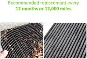 img 1 attached to 🚗 Kootek Cabin Air Filter with Activated Carbon - Enhanced Replacement for CP134, CF10134 for Honda & Acura Accord Civic CR-V Acura Odyssey Pilot Ridgeline CSX ILX MDX RDX RL RLX TL TLX TSX ZDX - HCF134