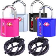🔒 secure your travel gear with black approved luggage locks: essential travel accessories logo