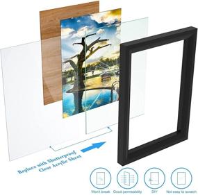 img 3 attached to 🔍 15 Pack of 4x6 Inch Acrylic Sheets – 0.040 Thickness, Transparent Color for Frame Glass Replacement and Crack Prevention