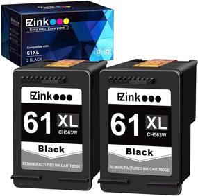 img 4 attached to E-Z Ink (TM) Remanufactured High Yield Ink Cartridge Replacement for HP 61XL 61 XL - Envy 4500 4502 5530, DeskJet 2512 1512 2542 2540 2544 3052a 1055 2548, OfficeJet 4630 Printer (2 Black, 2-Pack)