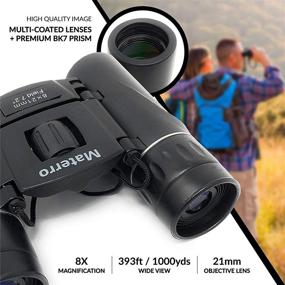 img 3 attached to 🔭 Materro Compact Waterproof Binoculars: High-Powered 8x21 for Adults & Kids, Portable & Durable, Fits in Your Pocket